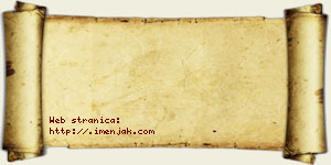 David Unjić vizit kartica